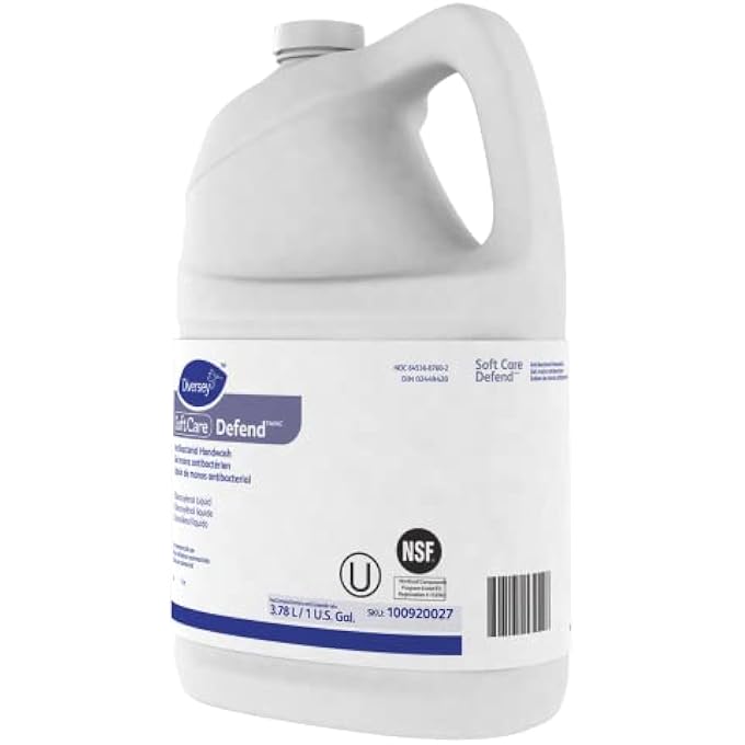 Diversey 100920027 SOFT CARE DEFEND ANTIBACTERIAL HANDWASH, COMMERCIAL FORMULA WITH CHLOROXYLENOL LIQUID, READY-TO-USE, 1-GALLON - Image 4